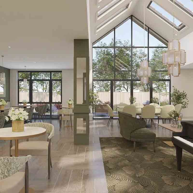 3D still render from care home 3d walkthrough london, uk
