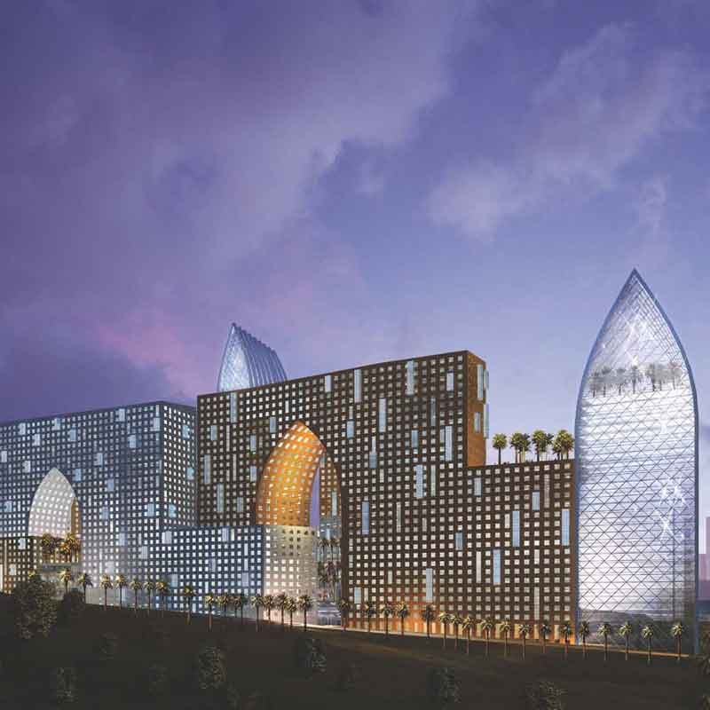 Exterior 3d still rendering from a retirement home 3D tour