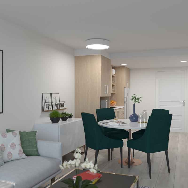 3D still render view from a retirement home 3d virtual tour